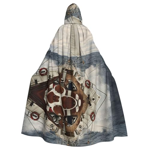 Liulannq Ocean Sailboat Halloween Unisex Hooded Cloak, Christmas Maskerade Costume, Adult Vampire Witch Costume, Exquisite Accessories Liulannq Ocean Sailboat Halloween Unisex Hooded Cloak, Christmas Maskerade Costume, Adult Vampire Witch Costume, Exquisite Accessories von Liulannq