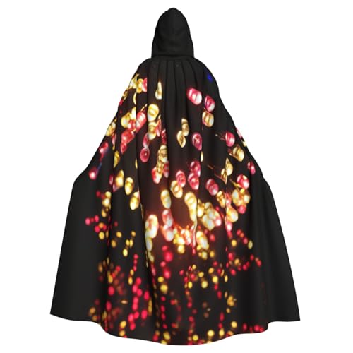 Liulannq Papierlaterne Halloween Unisex Kapuzenumhang Weihnachten Maskerade Kostüm Erwachsene Vampir Hexe Kostüm Exquisites Zubehör von Liulannq