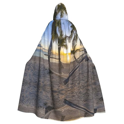 Liulannq Paradiesstrand mit Hängematte Kokospalmen Halloween Unisex Kapuzenumhang Weihnachten Maskerade Kostüm Erwachsene Vampir Hexe Kostüm Exquisites Zubehör Liulannq Paradiesstrand mit Hängematte Kokospalmen Halloween Unisex Kapuzenumhang Weihnachten Maskerade Kostüm Erwachsene Vampir Hexe Kostüm Exquisites Zubehör von Liulannq