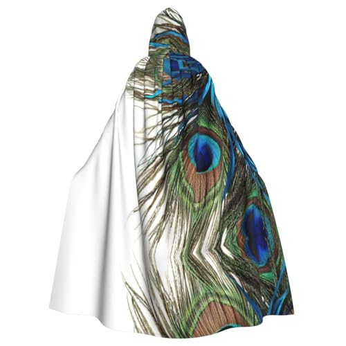 Liulannq Pfauenfeder Halloween Unisex Kapuzenumhang Weihnachten Maskerade Kostüm Erwachsene Vampir Hexe Kostüm Exquisites Zubehör Liulannq Pfauenfeder Halloween Unisex Kapuzenumhang Weihnachten Maskerade Kostüm Erwachsene Vampir Hexe Kostüm Exquisites Zubehör von Liulannq