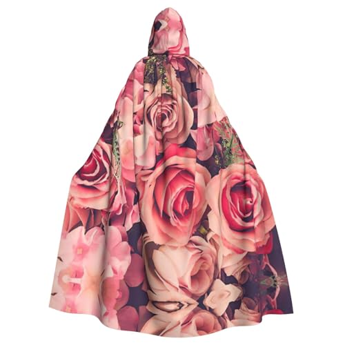 Liulannq Pink Rose 6 Halloween Unisex Kapuzenumhang Weihnachten Maskerade Kostüm Erwachsene Vampir Hexe Kostüm Exquisite Accessoires Liulannq Pink Rose 6 Halloween Unisex Kapuzenumhang Weihnachten Maskerade Kostüm Erwachsene Vampir Hexe Kostüm Exquisite Accessoires von Liulannq