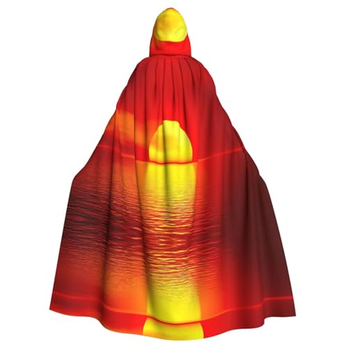 Liulannq Red Sun Halloween Unisex Kapuzenumhang Weihnachten Maskerade Kostüm Erwachsene Vampir Hexe Kostüm Exquisite Accessoires Liulannq Red Sun Halloween Unisex Kapuzenumhang Weihnachten Maskerade Kostüm Erwachsene Vampir Hexe Kostüm Exquisite Accessoires von Liulannq
