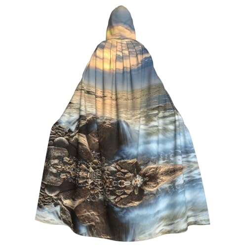 Liulannq Rocky Wave Sonnenuntergang Malerei Halloween Unisex Kapuzenumhang Weihnachten Maskerade Kostüm Erwachsene Vampir Hexe Kostüm Exquisites Zubehör Liulannq Rocky Wave Sonnenuntergang Malerei Halloween Unisex Kapuzenumhang Weihnachten Maskerade Kostüm Erwachsene Vampir Hexe Kostüm Exquisites Zubehör von Liulannq