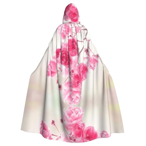 Liulannq Rosa Blumen Halloween Unisex Kapuzenumhang Weihnachten Maskerade Kostüm Erwachsene Vampir Hexe Kostüm Exquisite Accessoires Liulannq Rosa Blumen Halloween Unisex Kapuzenumhang Weihnachten Maskerade Kostüm Erwachsene Vampir Hexe Kostüm Exquisite Accessoires von Liulannq