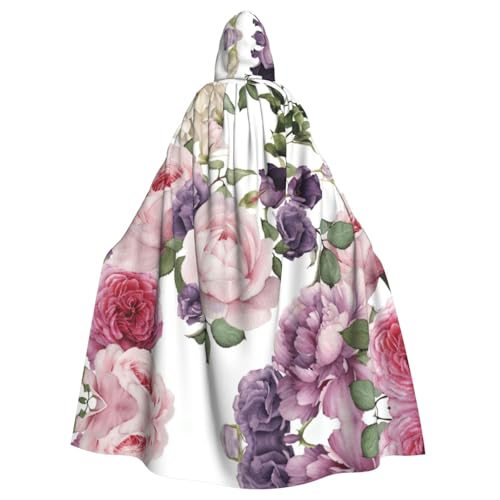 Liulannq Rosa Rose Halloween Unisex Kapuzenumhang Weihnachten Maskerade Kostüm Erwachsene Vampir Hexe Kostüm Exquisite Accessoires Liulannq Rosa Rose Halloween Unisex Kapuzenumhang Weihnachten Maskerade Kostüm Erwachsene Vampir Hexe Kostüm Exquisite Accessoires von Liulannq