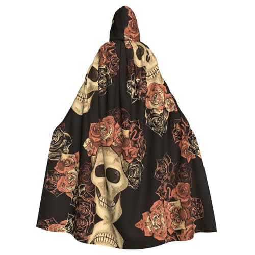 Liulannq Rose Skull Halloween Unisex Kapuzenumhang Weihnachten Maskerade Kostüm Erwachsene Vampir Hexe Kostüm Exquisite Accessoires Liulannq Rose Skull Halloween Unisex Kapuzenumhang Weihnachten Maskerade Kostüm Erwachsene Vampir Hexe Kostüm Exquisite Accessoires von Liulannq