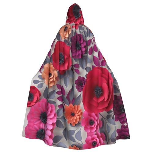 Liulannq Rot Rosa Blumen Halloween Unisex Kapuzenumhang Weihnachten Maskerade Kostüm Erwachsene Vampir Hexe Kostüm Exquisite Accessoires Liulannq Rot Rosa Blumen Halloween Unisex Kapuzenumhang Weihnachten Maskerade Kostüm Erwachsene Vampir Hexe Kostüm Exquisite Accessoires von Liulannq
