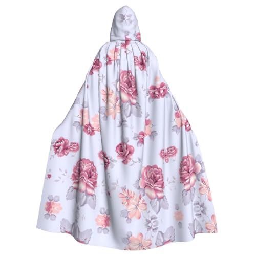 Liulannq Rote Rosen Floral Halloween Unisex Kapuzenumhang Weihnachten Maskerade Kostüm Erwachsene Vampir Hexe Kostüm Exquisites Zubehör Liulannq Rote Rosen Floral Halloween Unisex Kapuzenumhang Weihnachten Maskerade Kostüm Erwachsene Vampir Hexe Kostüm Exquisites Zubehör von Liulannq