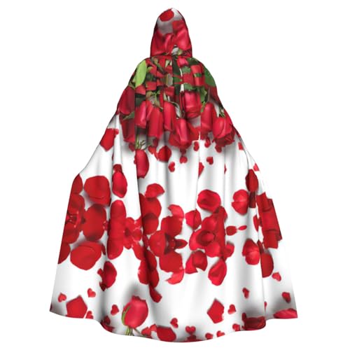 Liulannq Rote Rosenblätter Halloween Unisex Kapuzenumhang Weihnachten Maskerade Kostüm Erwachsene Vampir Hexe Kostüm Exquisites Zubehör Liulannq Rote Rosenblätter Halloween Unisex Kapuzenumhang Weihnachten Maskerade Kostüm Erwachsene Vampir Hexe Kostüm Exquisites Zubehör von Liulannq