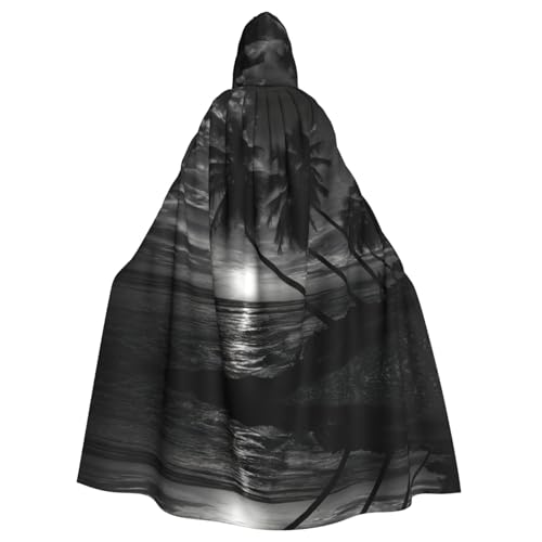 Liulannq Sea And Tree In The Night Halloween Unisex Hooded Cloak, Christmas Maskerade Costume, Adult Vampire Witch Costume, Exquisite Accessories Liulannq Sea And Tree In The Night Halloween Unisex Hooded Cloak, Christmas Maskerade Costume, Adult Vampire Witch Costume, Exquisite Accessories von Liulannq