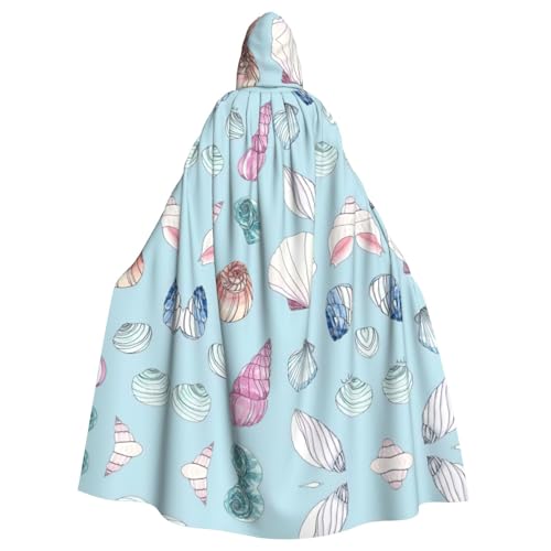 Liulannq Sea Shell Halloween Unisex Kapuzenumhang Weihnachten Maskerade Kostüm Erwachsene Vampir Hexe Kostüm Exquisite Accessoires Liulannq Sea Shell Halloween Unisex Kapuzenumhang Weihnachten Maskerade Kostüm Erwachsene Vampir Hexe Kostüm Exquisite Accessoires von Liulannq