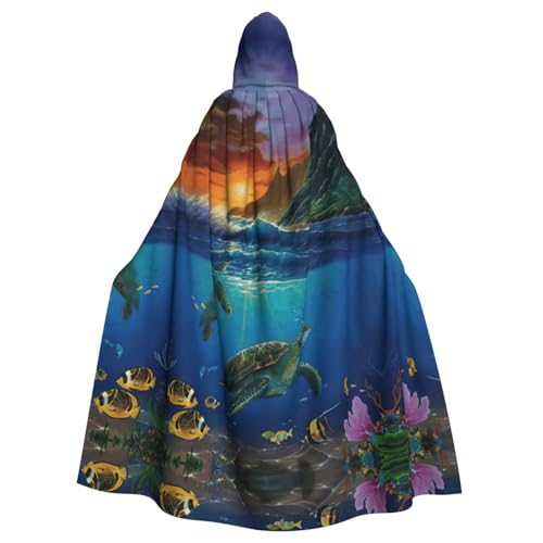 Liulannq Sea Turtles Halloween Unisex Kapuzenumhang Weihnachten Maskerade Kostüm Erwachsene Vampir Hexe Kostüm Exquisite Accessoires Liulannq Sea Turtles Halloween Unisex Kapuzenumhang Weihnachten Maskerade Kostüm Erwachsene Vampir Hexe Kostüm Exquisite Accessoires von Liulannq