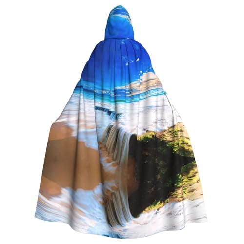 Liulannq Sea Wave Landschaft Halloween Unisex Kapuzenumhang Weihnachten Maskerade Kostüm Erwachsene Vampir Hexe Kostüm Exquisites Zubehör Liulannq Sea Wave Landschaft Halloween Unisex Kapuzenumhang Weihnachten Maskerade Kostüm Erwachsene Vampir Hexe Kostüm Exquisites Zubehör von Liulannq