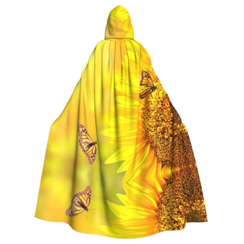 Liulannq Sonnenblume Schmetterling Sunny Halloween Unisex Kapuzenumhang Weihnachten Maskerade Kostüm Erwachsene Vampir Hexe Kostüm Exquisites Zubehör Liulannq Sonnenblume Schmetterling Sunny Halloween Unisex Kapuzenumhang Weihnachten Maskerade Kostüm Erwachsene Vampir Hexe Kostüm Exquisites Zubehör von Liulannq