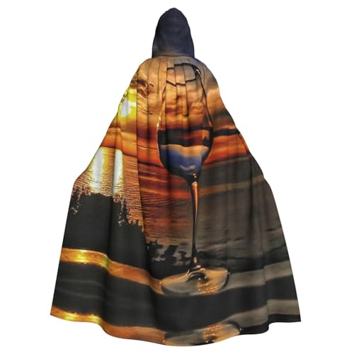 Liulannq Sonnenuntergang Weinglas Halloween Unisex Kapuzenumhang Weihnachten Maskerade Kostüm Erwachsene Vampir Hexe Kostüm Exquisites Zubehör Liulannq Sonnenuntergang Weinglas Halloween Unisex Kapuzenumhang Weihnachten Maskerade Kostüm Erwachsene Vampir Hexe Kostüm Exquisites Zubehör von Liulannq