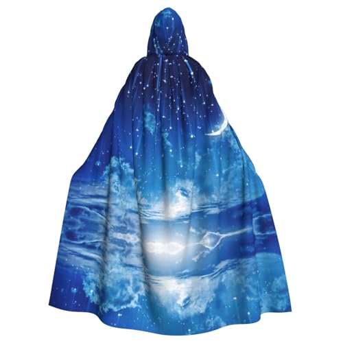 Liulannq Sternenhimmel Halloween Unisex Kapuzenumhang Weihnachten Maskerade Kostüm Erwachsene Vampir Hexe Kostüm Exquisite Accessoires Liulannq Sternenhimmel Halloween Unisex Kapuzenumhang Weihnachten Maskerade Kostüm Erwachsene Vampir Hexe Kostüm Exquisite Accessoires von Liulannq