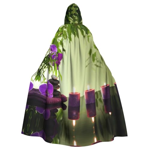Liulannq Stones Candles Halloween Unisex Kapuzenumhang Weihnachten Maskerade Kostüm Erwachsene Vampir Hexe Kostüm Exquisites Zubehör von Liulannq