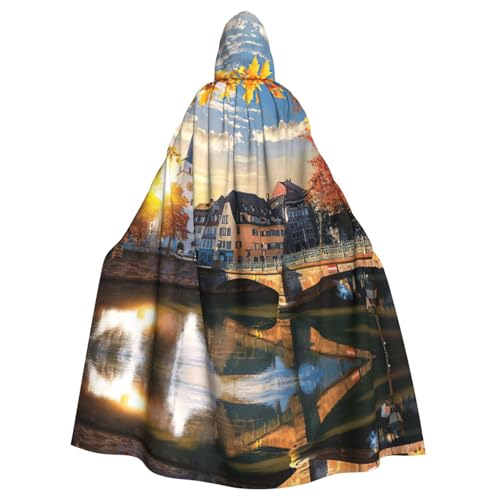 Liulannq Strasbourg Sundown Halloween Unisex Kapuzenumhang Weihnachten Maskerade Kostüm Erwachsene Vampir Hexe Kostüm Exquisite Accessoires Liulannq Strasbourg Sundown Halloween Unisex Kapuzenumhang Weihnachten Maskerade Kostüm Erwachsene Vampir Hexe Kostüm Exquisite Accessoires von Liulannq