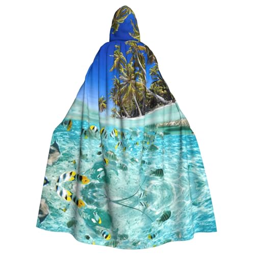 Liulannq Tropische Fischlandschaft Halloween Unisex Kapuzenumhang Weihnachten Maskerade Kostüm Erwachsene Vampir Hexe Kostüm Exquisites Zubehör Liulannq Tropische Fischlandschaft Halloween Unisex Kapuzenumhang Weihnachten Maskerade Kostüm Erwachsene Vampir Hexe Kostüm Exquisites Zubehör von Liulannq