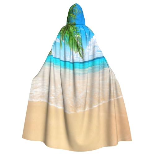 Liulannq Tropischer Strandpflanzen-Thema, Halloween, Unisex, Kapuzenumhang, Weihnachts-Maskerade-Kostüm, Erwachsenenkostüm, Vampir-Hexenkostüm, exquisites Zubehör Liulannq Tropischer Strandpflanzen-Thema, Halloween, Unisex, Kapuzenumhang, Weihnachts-Maskerade-Kostüm, Erwachsenenkostüm, Vampir-Hexenkostüm, exquisites Zubehör von Liulannq