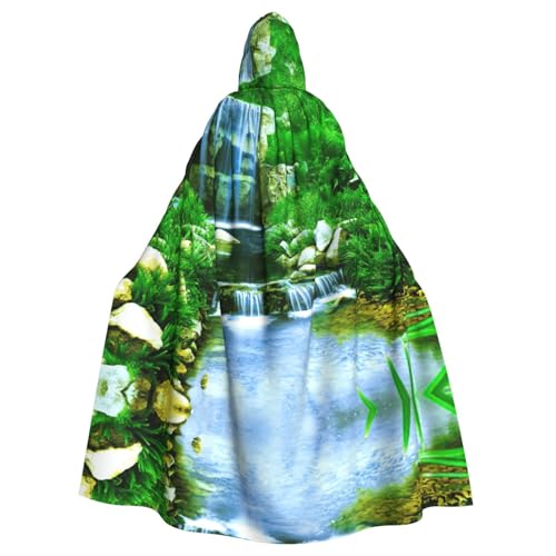 Liulannq Wasserfall Flowing Down Halloween Unisex Kapuzenumhang Weihnachten Maskerade Kostüm Erwachsene Vampir Hexe Kostüm Exquisites Zubehör Liulannq Wasserfall Flowing Down Halloween Unisex Kapuzenumhang Weihnachten Maskerade Kostüm Erwachsene Vampir Hexe Kostüm Exquisites Zubehör von Liulannq