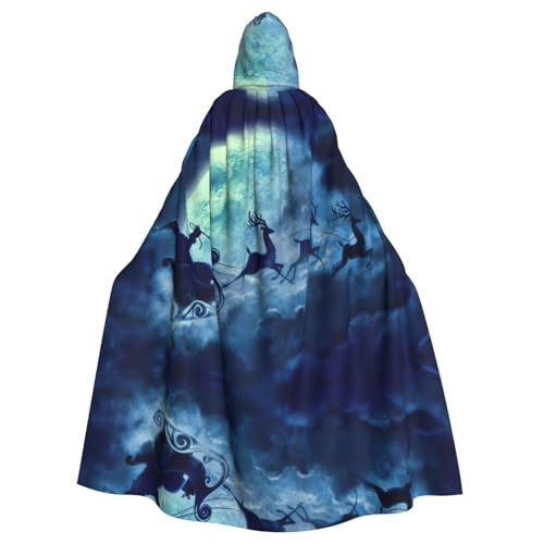 Liulannq Weihnachtsmann Halloween Unisex Kapuzenumhang Weihnachten Maskerade Kostüm Erwachsene Vampir Hexe Kostüm Exquisite Accessoires Liulannq Weihnachtsmann Halloween Unisex Kapuzenumhang Weihnachten Maskerade Kostüm Erwachsene Vampir Hexe Kostüm Exquisite Accessoires von Liulannq