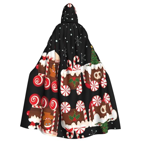 Liulannq Weihnachtszug Halloween Unisex Kapuzenumhang Weihnachten Maskerade Kostüm Erwachsene Vampir Hexe Kostüm Exquisite Accessoires Liulannq Weihnachtszug Halloween Unisex Kapuzenumhang Weihnachten Maskerade Kostüm Erwachsene Vampir Hexe Kostüm Exquisite Accessoires von Liulannq