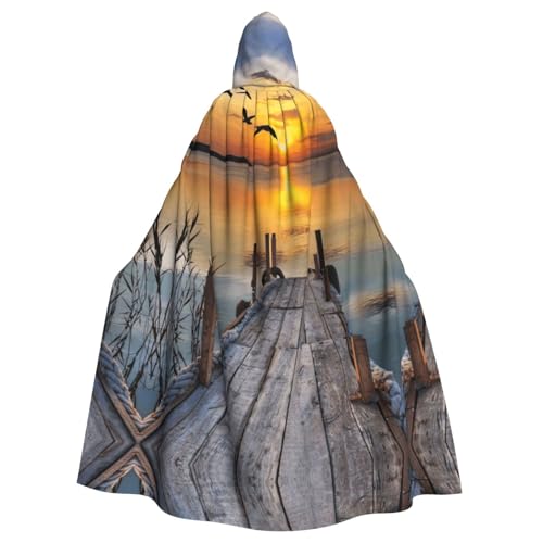 Liulannq Wild Goose By The Bridge Halloween Unisex Kapuzenumhang Weihnachten Maskerade Kostüm Erwachsene Vampir Hexe Kostüm Exquisites Zubehör Liulannq Wild Goose By The Bridge Halloween Unisex Kapuzenumhang Weihnachten Maskerade Kostüm Erwachsene Vampir Hexe Kostüm Exquisites Zubehör von Liulannq