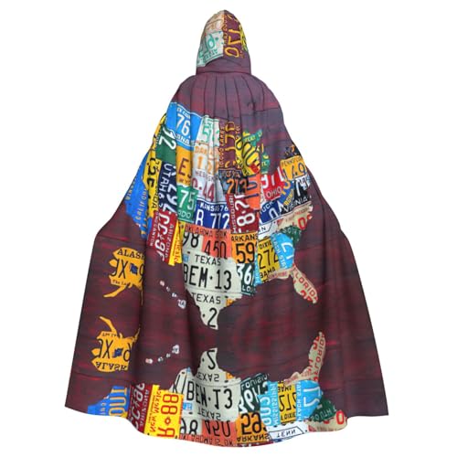 Nummernschild Karte Halloween Unisex Kapuzenumhang Weihnachten Maskerade Kostüm Erwachsene Vampir Hexe Kostüm Exquisites Zubehör Nummernschild Karte Halloween Unisex Kapuzenumhang Weihnachten Maskerade Kostüm Erwachsene Vampir Hexe Kostüm Exquisites Zubehör von Liulannq