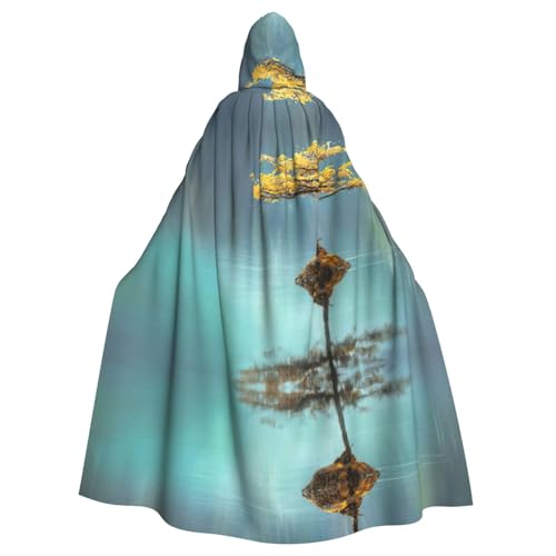 Peaceful Lake And A Tree Halloween Unisex Hooded Cloak, Christmas Maskerade Costume, Adult Vampire Witch Costume, Exquisite Accessories Peaceful Lake And A Tree Halloween Unisex Hooded Cloak, Christmas Maskerade Costume, Adult Vampire Witch Costume, Exquisite Accessories von Liulannq
