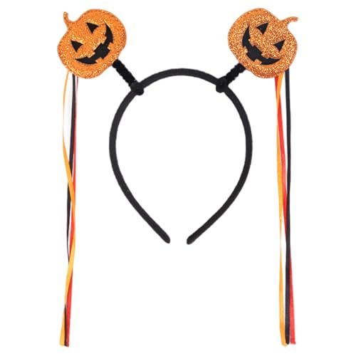 Halloween Stirnband, Filzkürbisstirnband mit bunten Streifen und Quasten, flexible Halloween -Kostüme für Party -Cosplay -Dekoration, Gelb, Dekorationen Halloween Stirnband, Filzkürbisstirnband mit bunten Streifen und Quasten, flexible Halloween -Kostüme für Party -Cosplay -Dekoration, Gelb, Dekorationen von Liummrcy