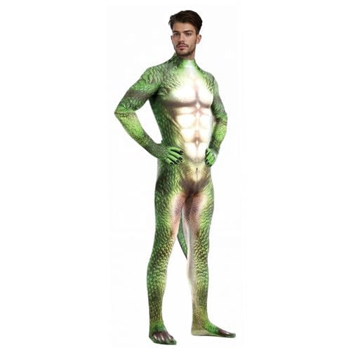 Liummrcy Animaldruck Bodysuit Herren Tierbodysuit Kostüm mit großem Schwanzdruck petsuit spandex pelry Jumpsuit Cosplay Halloween Party m Liummrcy Animaldruck Bodysuit Herren Tierbodysuit Kostüm mit großem Schwanzdruck petsuit spandex pelry Jumpsuit Cosplay Halloween Party m von Liummrcy