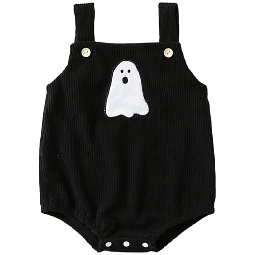 Liummrcy Baby Halloween -Outfit, Geistermuster Halloween Babykleidung, ärmelloses Baumwollkind -Overall -Outfit, 80 cm, Dekorationen Liummrcy Baby Halloween -Outfit, Geistermuster Halloween Babykleidung, ärmelloses Baumwollkind -Overall -Outfit, 80 cm, Dekorationen von Liummrcy
