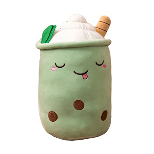 Liummrcy Bubble Tea Plüsch Kissen süße Tee Tasse Spielzeug Plushie Plüschkissen gefülltes Wurf für Kinder (grün), Spielzeugkissen von Liummrcy