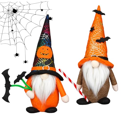 Liummrcy Halloween Gnomes 2pcs Halloween Gonk mit Fledermausspinnennetz und Kürbismuster süße Plüsch gesichtsloser Puppe für Dekorationen Innenhäuser Geschenk, Puppen, Puppen Liummrcy Halloween Gnomes 2pcs Halloween Gonk mit Fledermausspinnennetz und Kürbismuster süße Plüsch gesichtsloser Puppe für Dekorationen Innenhäuser Geschenk, Puppen, Puppen von Liummrcy