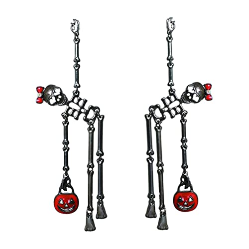 Liummrcy Halloween -Ohrringe tanzen Skelette Ohrringe Halloween Schmuckzubehör für Frauen Mädchen, Dekorationen Liummrcy Halloween -Ohrringe tanzen Skelette Ohrringe Halloween Schmuckzubehör für Frauen Mädchen, Dekorationen von Liummrcy