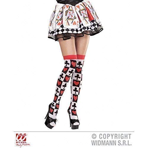 Lively Moments Overknees Kniestrümpfe Halloweenstrümpfe mit Spielkarten für die Poker - Dame Lively Moments Overknees Kniestrümpfe Halloweenstrümpfe mit Spielkarten für die Poker - Dame von Lively Moments
