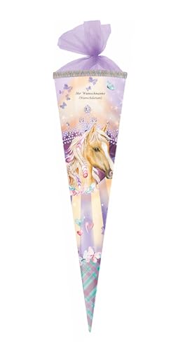 Herlitz Schultüte mit Gravur / Zuckertüte / 85cm / eckig / "Pferd" von Livepac-Office