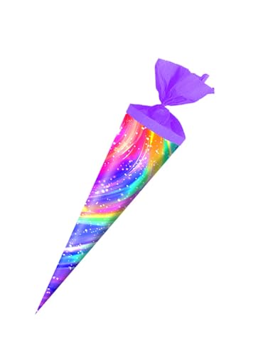 Schultüte / Länge: 35cm / rund / "Rainbow" Schultüte / Länge: 35cm / rund / "Rainbow" von Livepac-Office