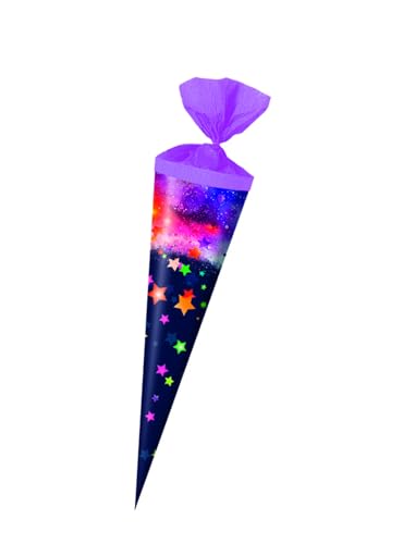 Schultüte / Länge: 35cm / rund / "Stars" Schultüte / Länge: 35cm / rund / "Stars" von Livepac-Office
