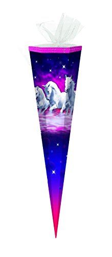 Schultüte / Zuckertüte / 50cm / eckig / "Pferde" von Livepac-Office