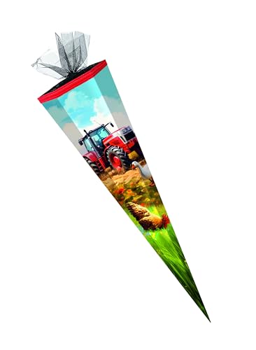 Schultüte / Zuckertüte / 85cm / eckig / "Bauernhof" Schultüte / Zuckertüte / 85cm / eckig / "Bauernhof" von Livepac-Office