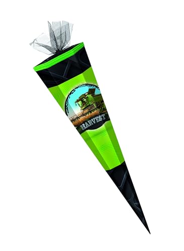 Schultüte / Zuckertüte / 85cm / eckig / "Mähdräscher" Schultüte / Zuckertüte / 85cm / eckig / "Mähdräscher" von Livepac-Office