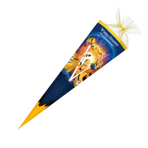 Schultüte mit Gravur / Zuckertüte / 85cm / eckig / "Mega Minions" Schultüte mit Gravur / Zuckertüte / 85cm / eckig / "Mega Minions" von Livepac-Office