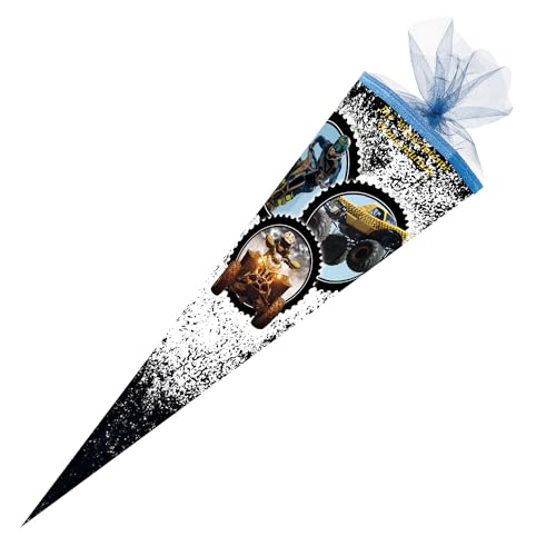 Schultüte mit Gravur / Zuckertüte / 85cm / eckig / "Racing Moto X-treme" Schultüte mit Gravur / Zuckertüte / 85cm / eckig / "Racing Moto X-treme" von Livepac-Office