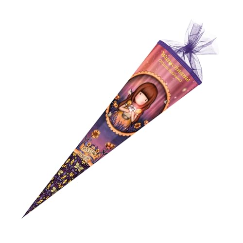 Schultüte mit Gravur / Zuckertüte / 85cm / eckig / "Santoro's Gorjuss Firefly" Schultüte mit Gravur / Zuckertüte / 85cm / eckig / "Santoro's Gorjuss Firefly" von Livepac-Office