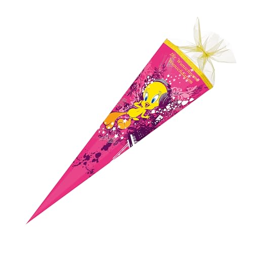 Schultüte mit Gravur / Zuckertüte / 85cm / eckig / "Tweety" von Livepac-Office