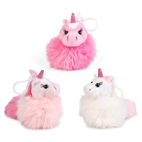 Little Clips Easter Unicorn Pom Poms - Easter Keyrings Bag Clips Little Clips Easter Unicorn Pom Poms - Easter Keyrings Bag Clips von Living Nature