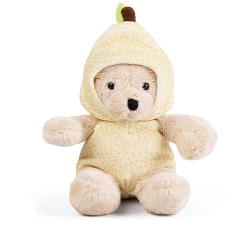 Little Living Nature Birne Kuscheltier | Weiches Stofftier Obst Geschenk für Kinder von Living Nature