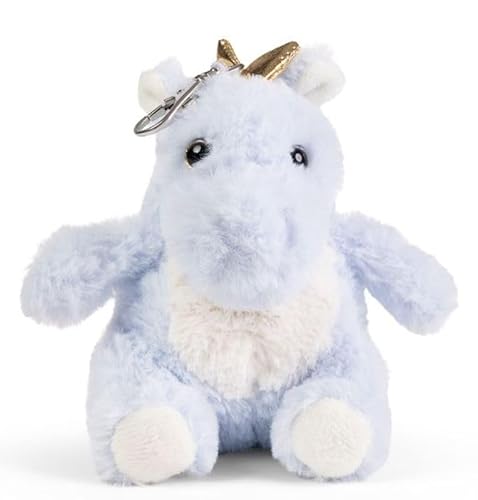 Little Living Nature Drache Kuscheltier Anhänger – Blau | Weiches Plüschtier Schlüsselanhänger Geschenk für Kinder von Living Nature
